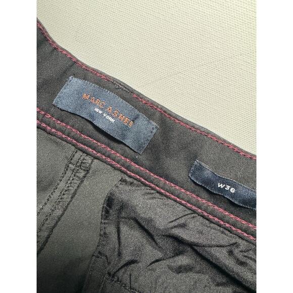 Marc Asher Men's Shorts Superior Stretch Slim Fit - Black - Size 36 - NWT - Picture 6 of 11